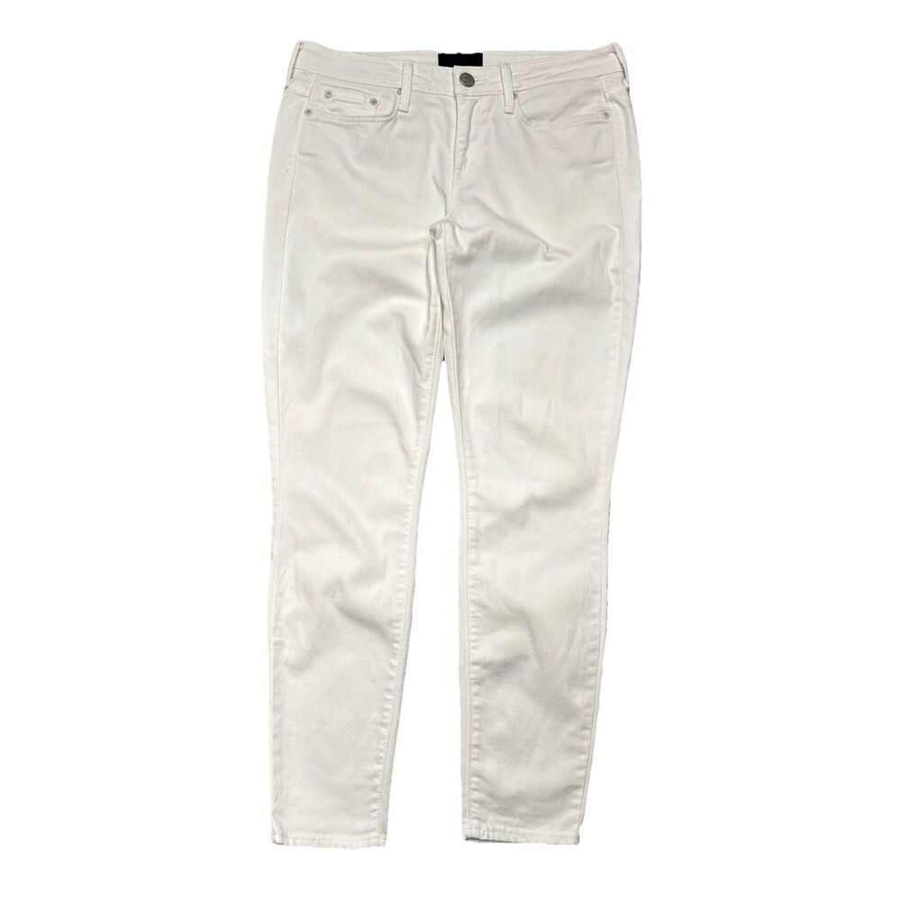 Vince Dylan Ankle Skinny Jeans 28 (30x27) White Low Mid Denim Womens